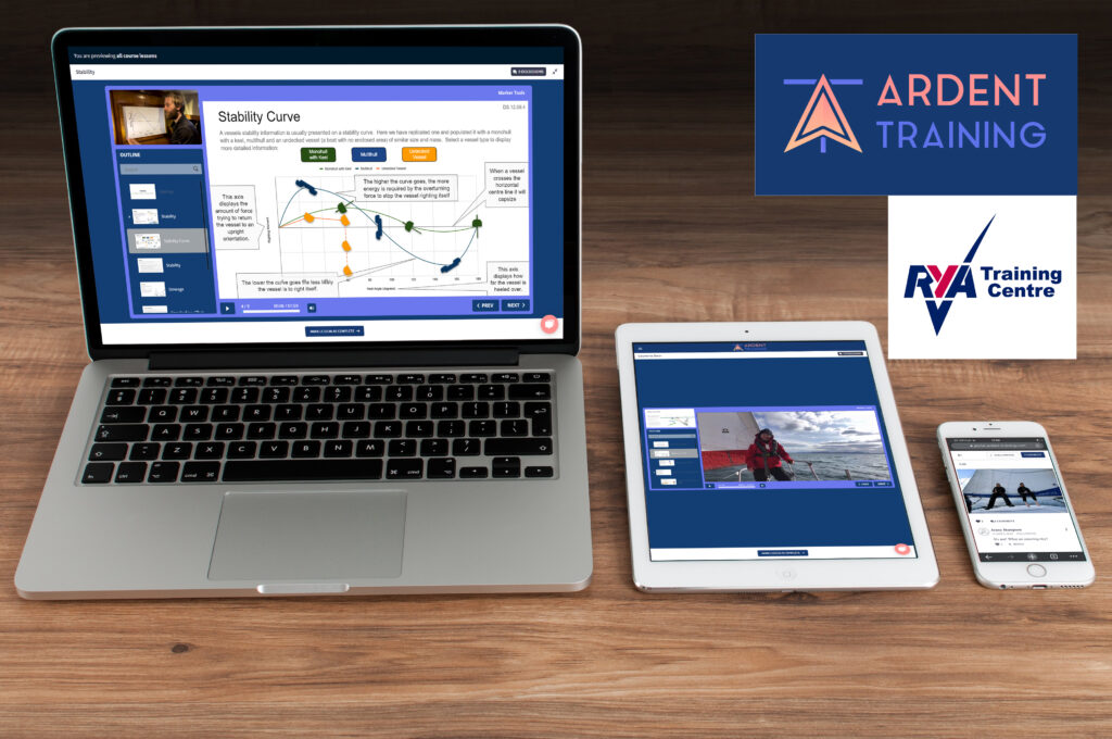 Ardent Training offer the premium online RYA training experience.