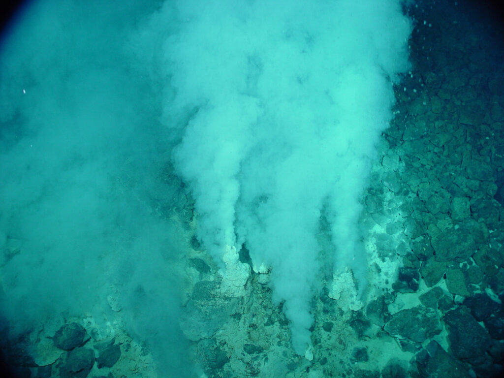 Deep sea thermal vents. You wont learn about this on your RYA Day Skipper course.