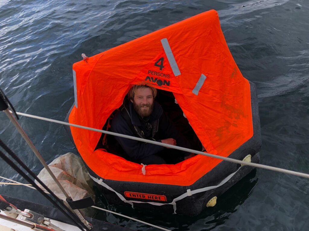 In our RYA Day Skipper Theory course we launch our liferaft so you can see exactly what to expect.