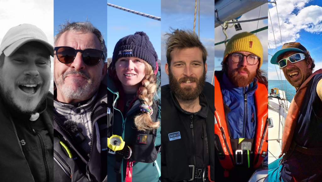 6 images of each of the Ardent Training instructors smiling at the camera showing why they are they teach the best RYA courses.